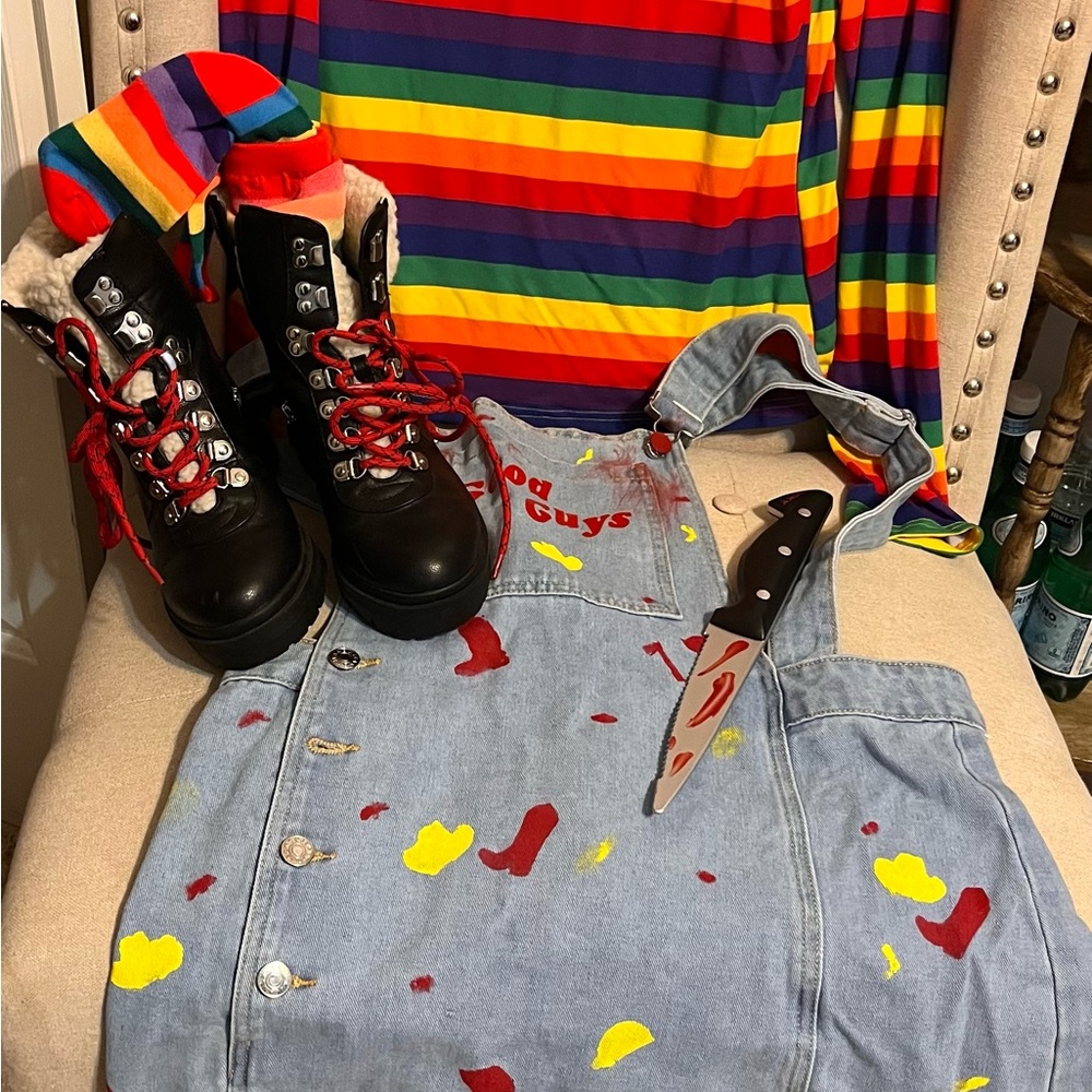 Chucky costume (homemade) sz M
